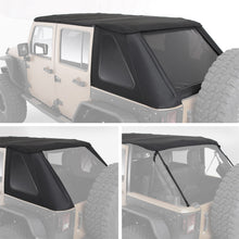 Load image into Gallery viewer, Smittybilt 9083235 Bowless Combo Top w/Tinted Windows Fits 07-18 Wrangler (JK)