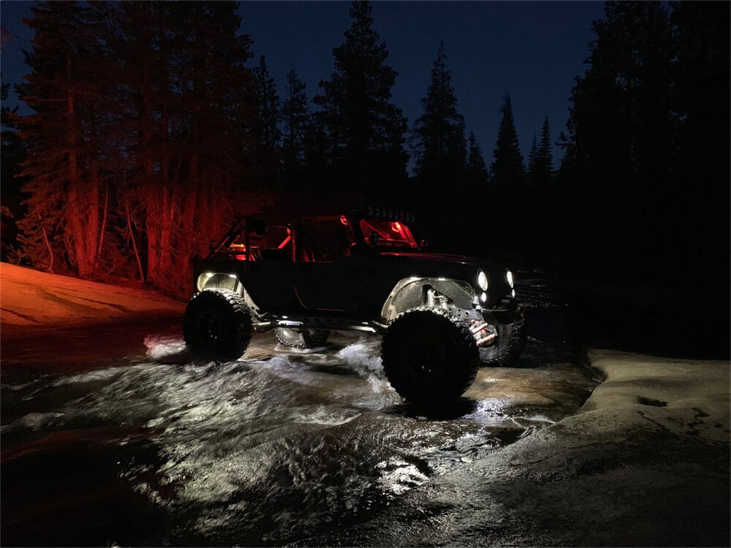 KC HiLites 91035 Cyclone LED Rock Light Kit Fits Wrangler (JK) Wrangler (JL)