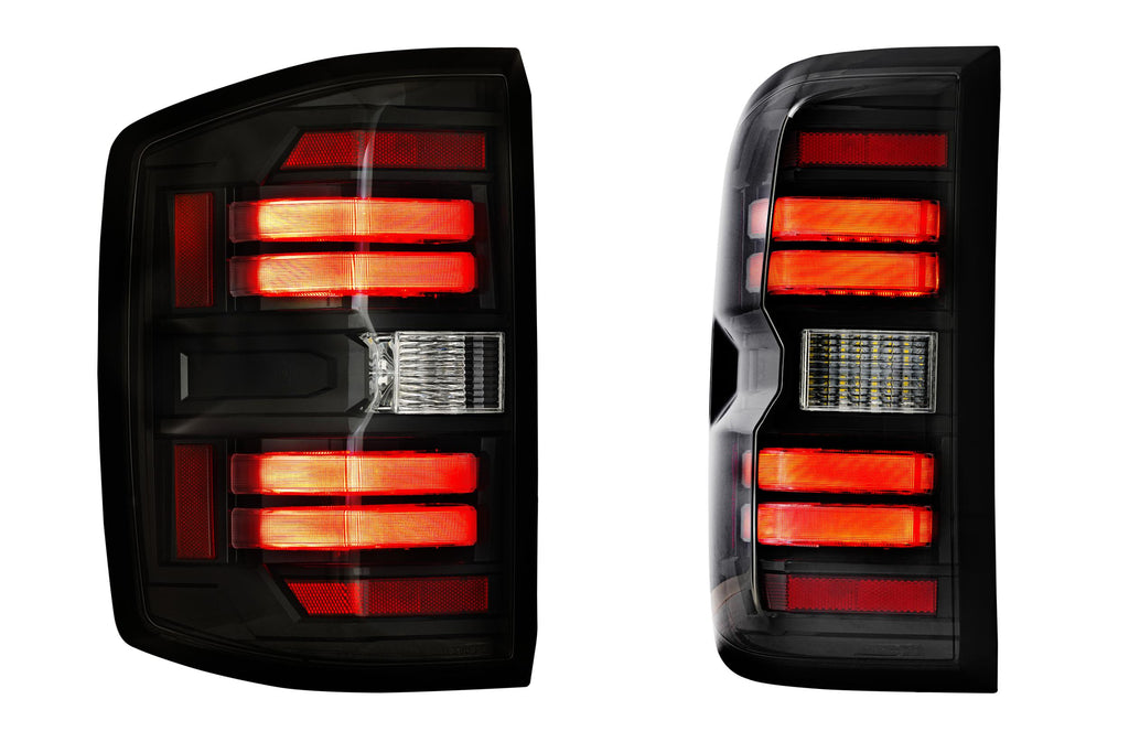 Morimoto LF729 XB Smoked LED Tail Lights For 2014-2019 Chevrolet Silverado