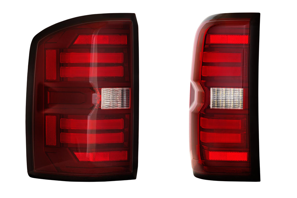 Morimoto LF730 XB LED Tail Lights Red For 2014-2018 GMC Sierra