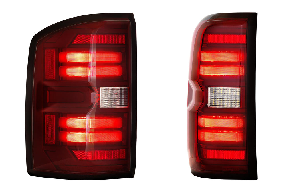 Morimoto LF730 XB LED Tail Lights Red For 2014-2018 GMC Sierra