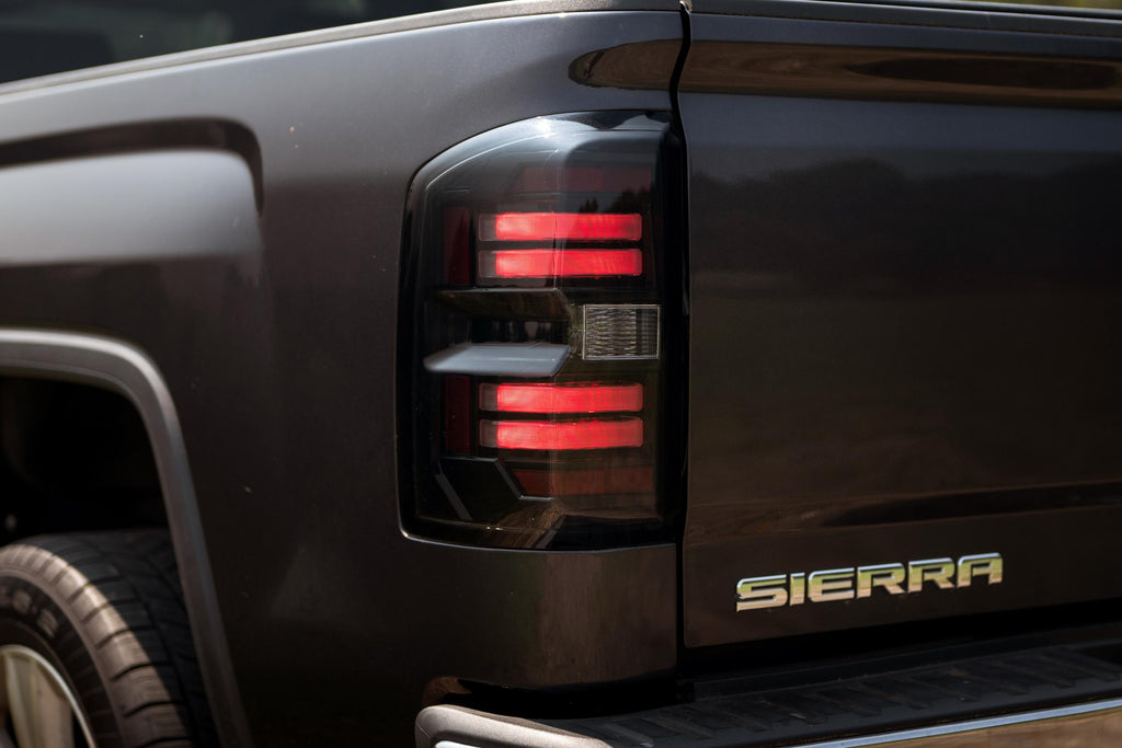 Morimoto LF731 XB LED Tail Lights Smoked For 2014-2018 Sierra