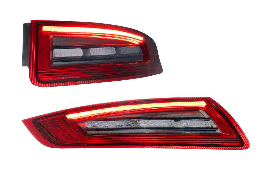 Morimoto LF740 XB LED Tail Lights Red For 2005-2008 Porsche 911 997.1