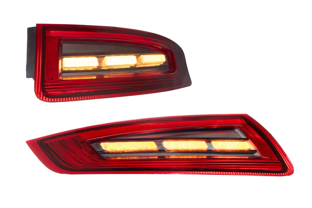 Morimoto LF740 XB LED Tail Lights Red For 2005-2008 Porsche 911 997.1