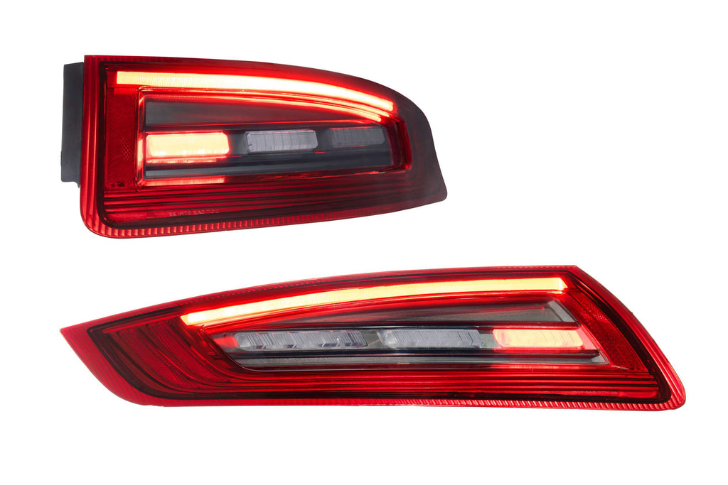 Morimoto LF740 XB LED Tail Lights Red For 2005-2008 Porsche 911 997.1