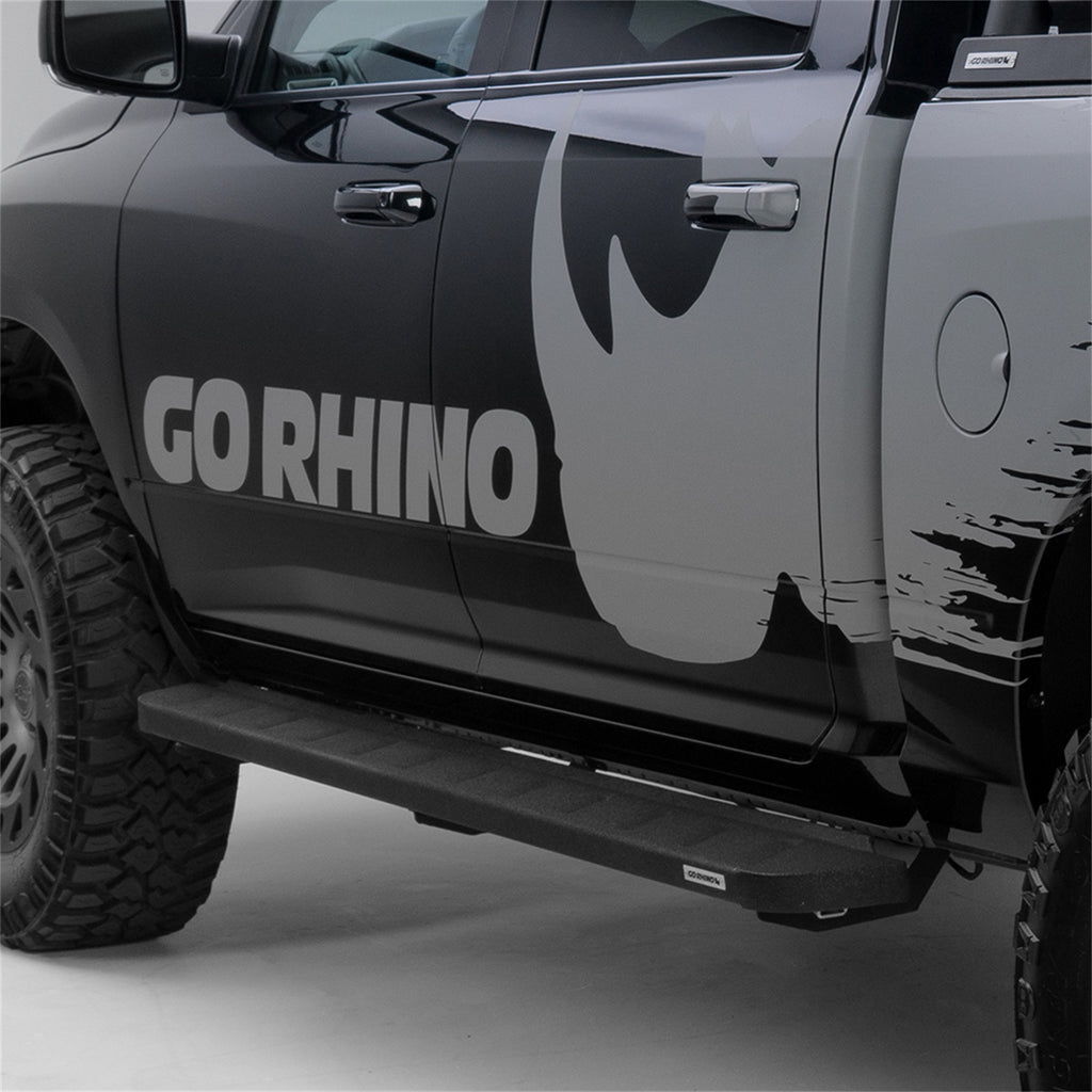 Go Rhino 63430680T RB10 Running Boards w/Mounting Brackets Kit Fits 19-24 1500
