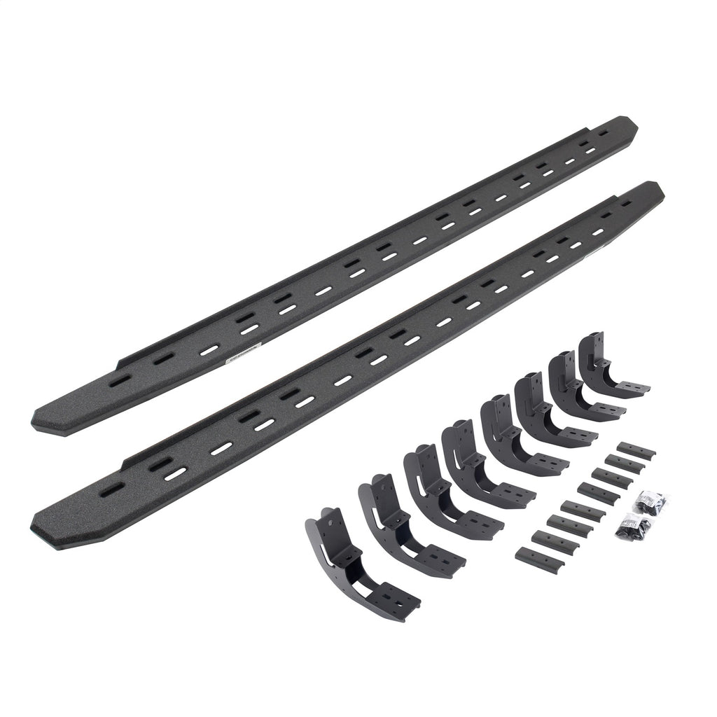Go Rhino 69604887ST RB30 Slim Line Running Boards w/Mounting Brackets Kit