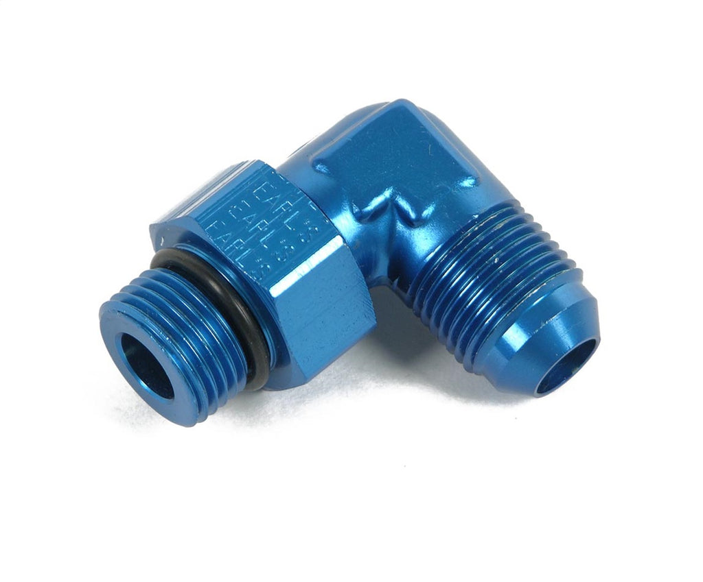 Earls Plumbing 949006ERL 90 Deg. Aluminum AN to O-Ring Port Swivel Adapter