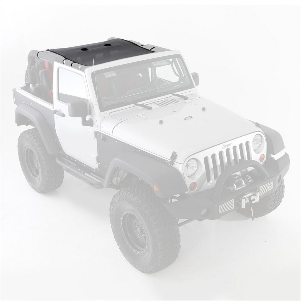 Smittybilt 95100 Cloak Extended Mesh Top Fits 07-18 Wrangler (JK)