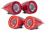 Morimoto LF356 XB LED Tail Lights Red Fits 2005-2010 Ferrari F430