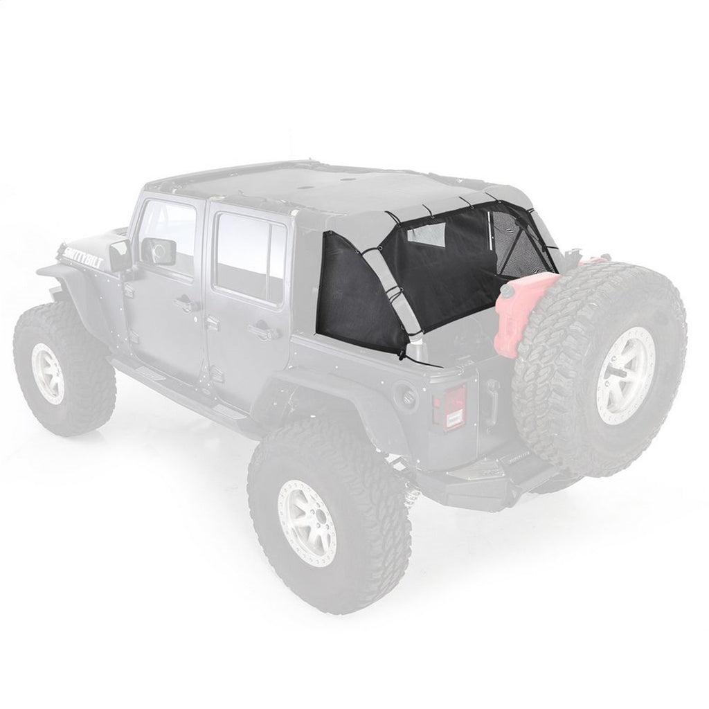 Smittybilt 95501 Cloak Extended Mesh Top Fits 07-18 Wrangler (JK)