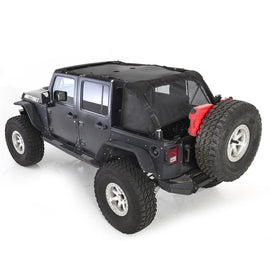 Smittybilt 95501 Cloak Extended Mesh Top Fits 07-18 Wrangler (JK)