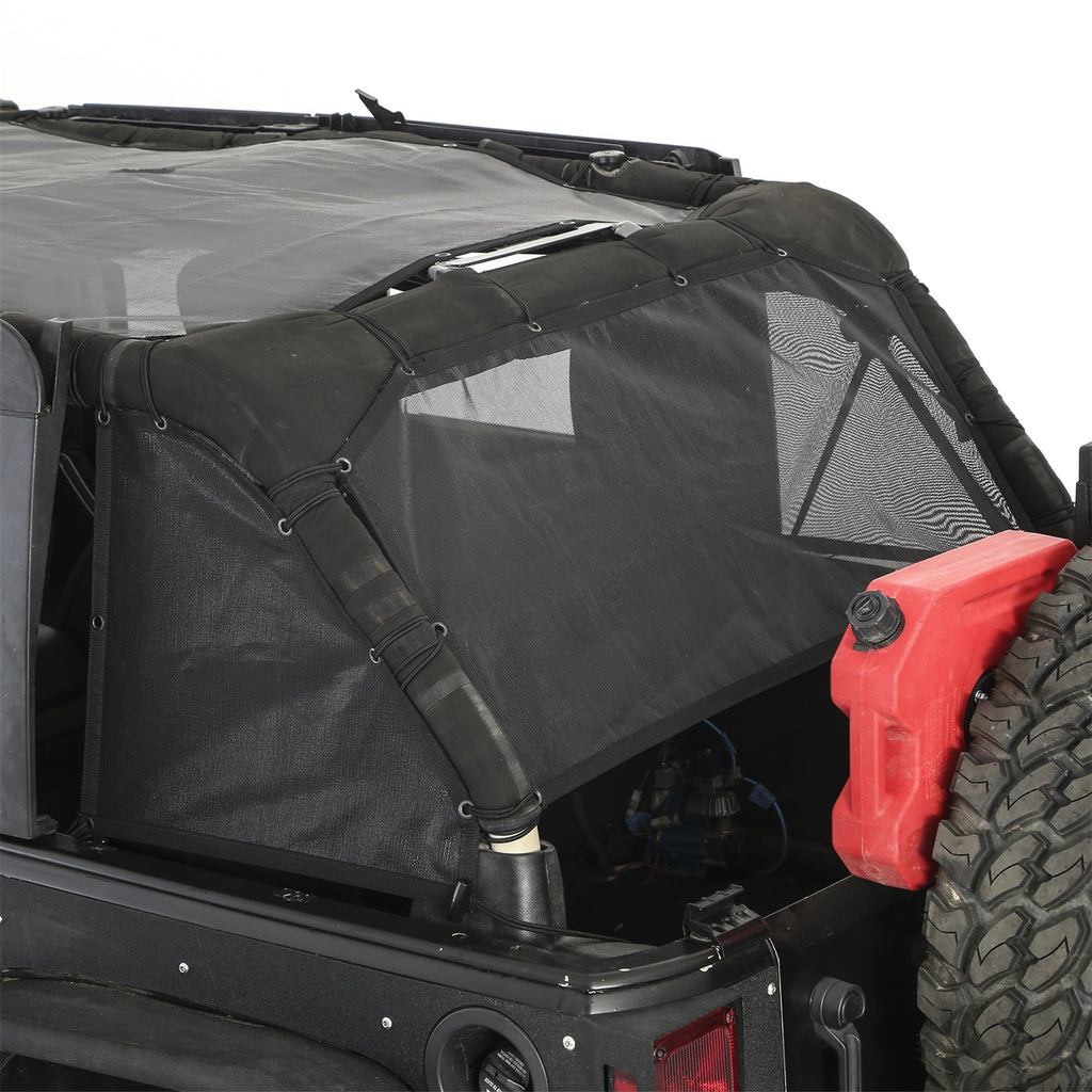 Smittybilt 95501 Cloak Extended Mesh Top Fits 07-18 Wrangler (JK)