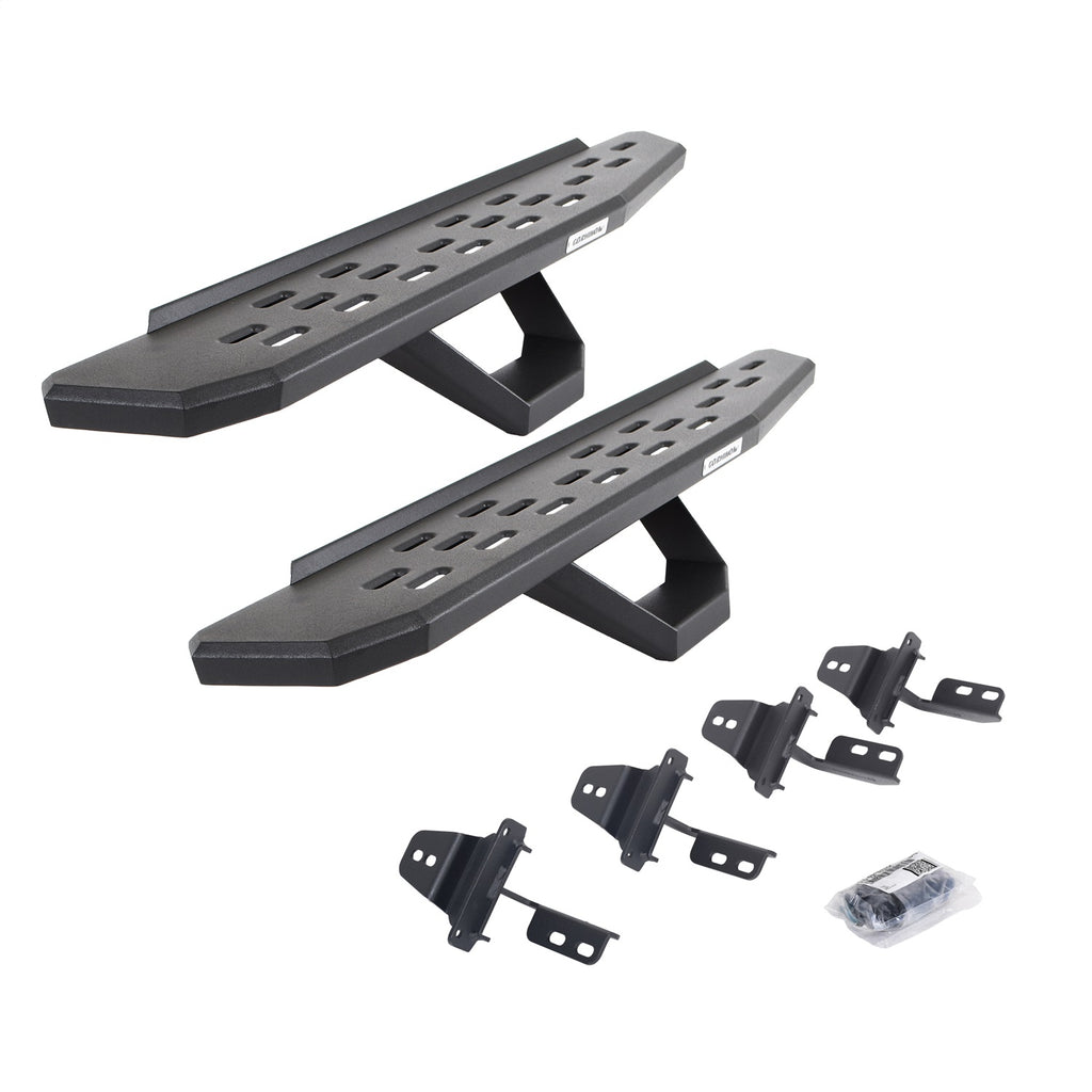 Go Rhino 6969264810PC RB30 Running Boards w/Mounting Brackets Fits Wrangler (JK)