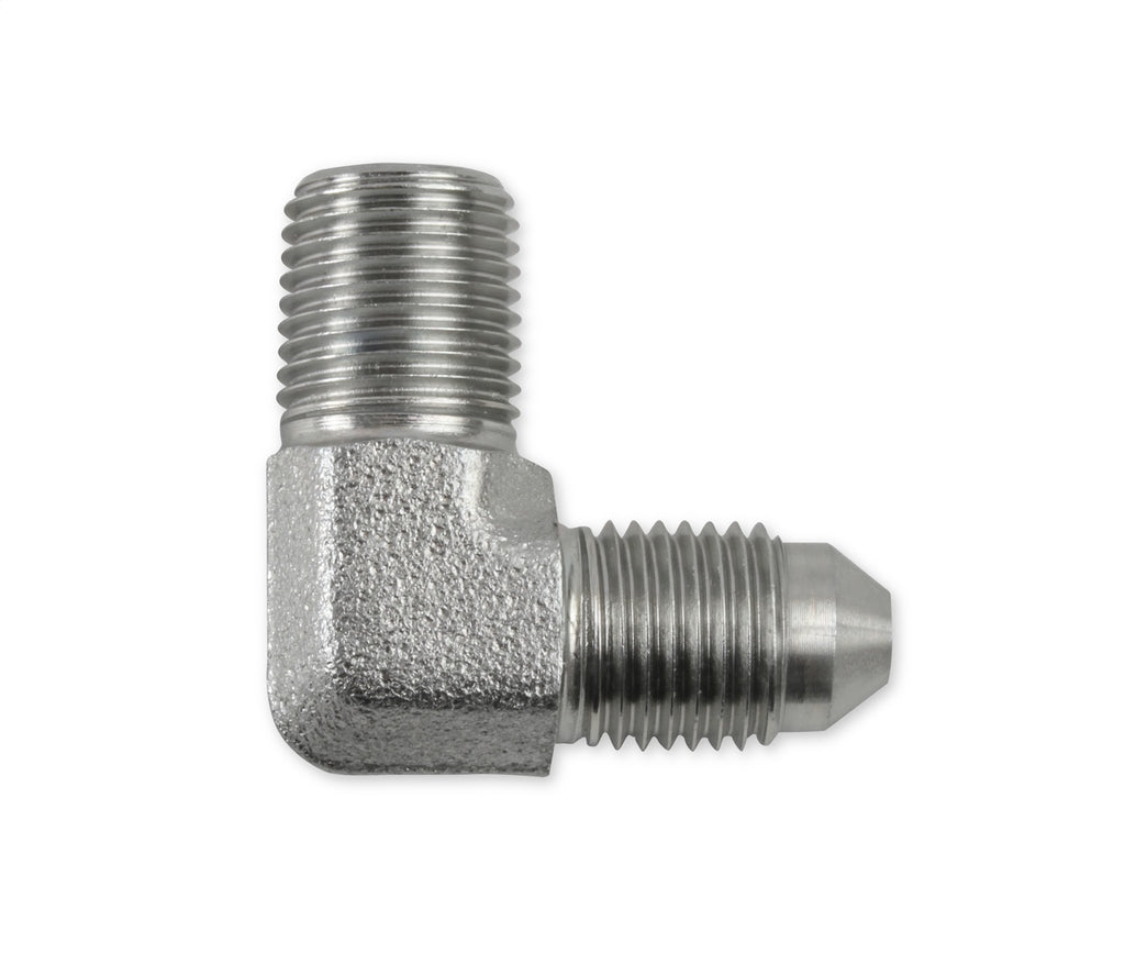 Earls Plumbing 962203ERL 90 Deg. Steel AN to NPT Adapter Elbow
