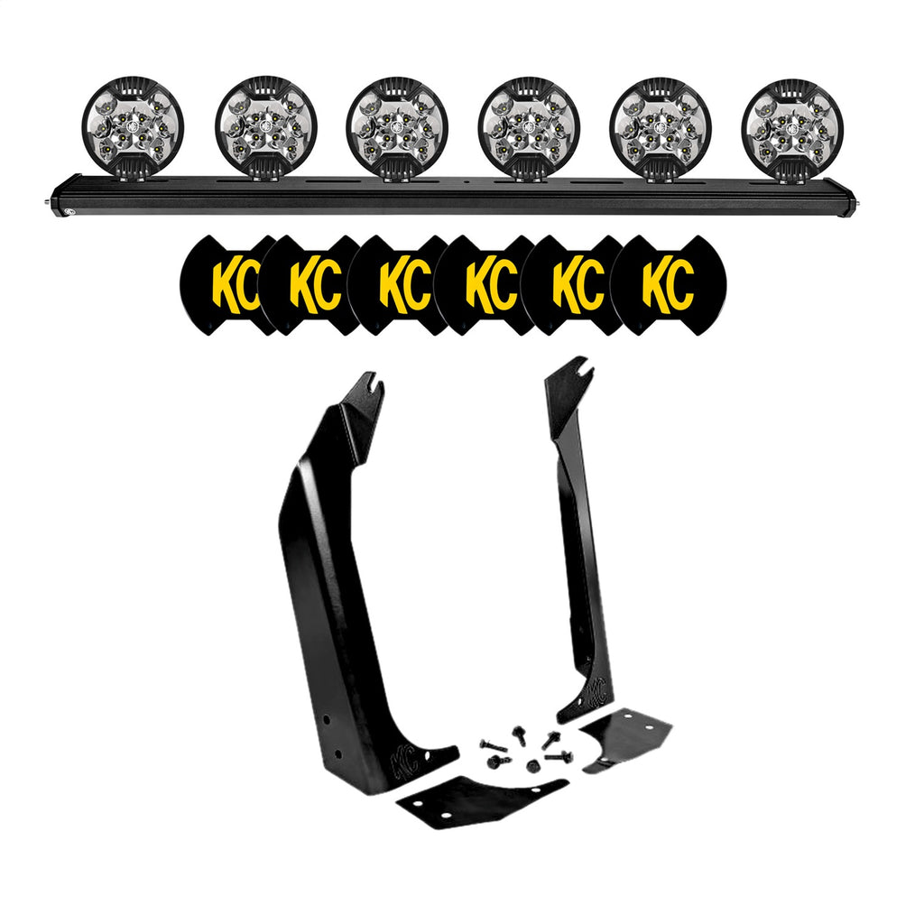 KC HiLites 97060 SlimLite LED Overhead Light System Fits 97-06 Wrangler (TJ)