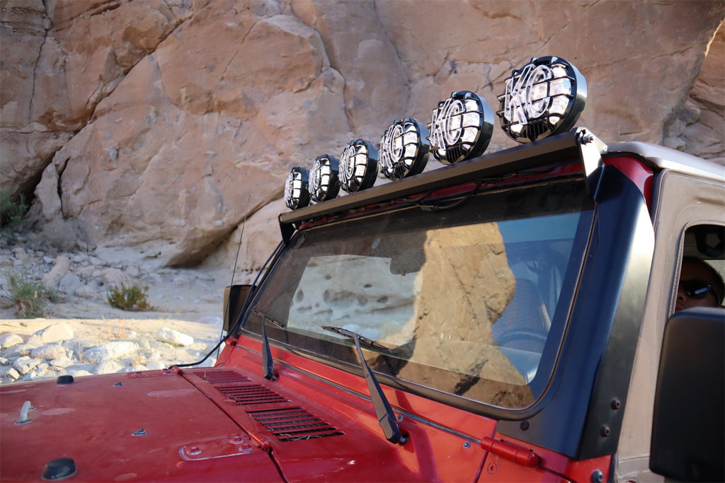 KC HiLites 97060 SlimLite LED Overhead Light System Fits 97-06 Wrangler (TJ)