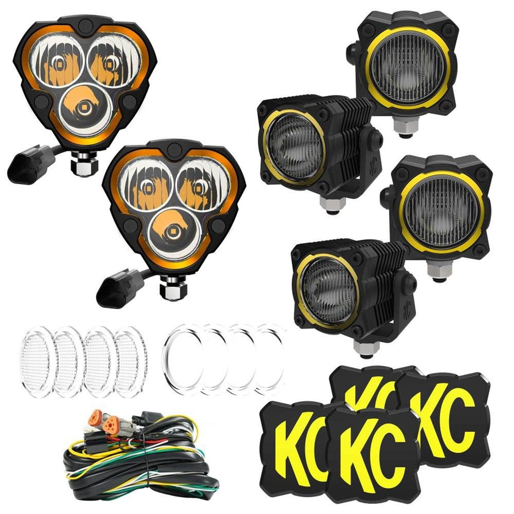 KC HiLites 97170 Hybrid LED Light Kit Fits 21-24 Bronco