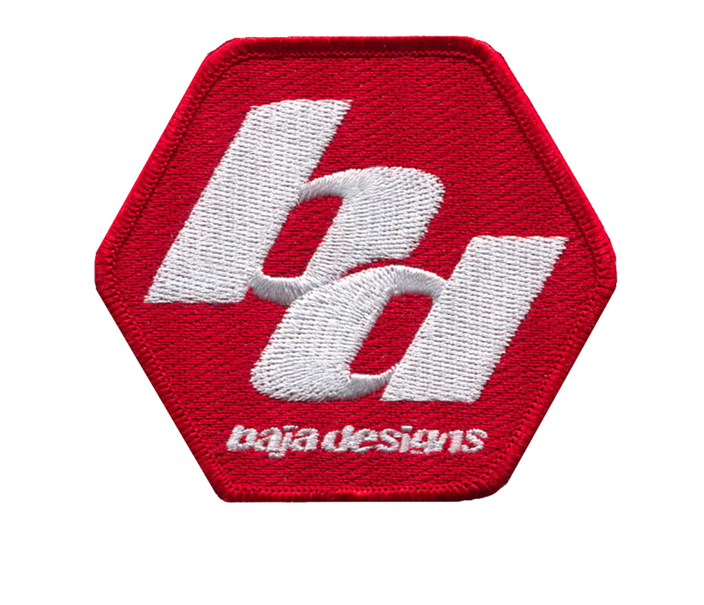 Baja Design 980031 Patch 3x3in. Red/White