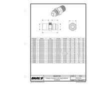 Load image into Gallery viewer, Earls Plumbing 981668ERL Straight Aluminum AN to NPT Adapter