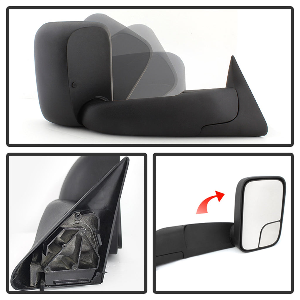 Spyder Auto 9925061 XTune Door Mirror Fits 94-02 Ram 1500 Ram 2500 Ram 3500