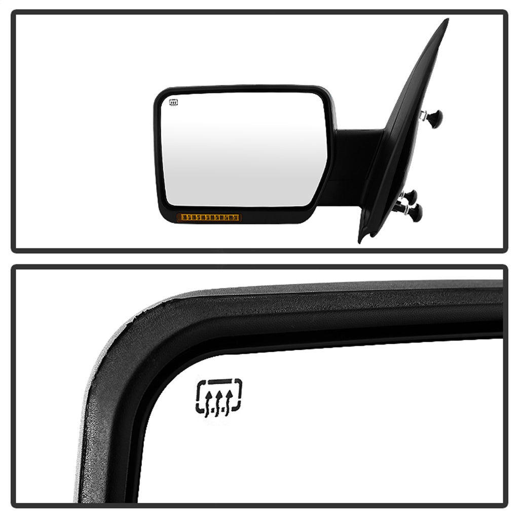 Spyder Auto 9935343 XTune Door Mirror Fits 07-14 F-150