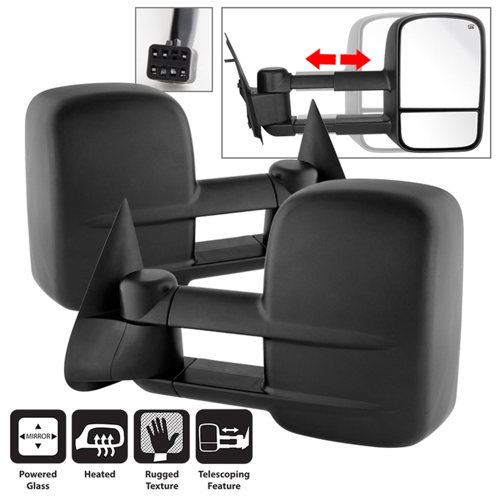 Spyder Auto 9935619 XTune Door Mirror Set