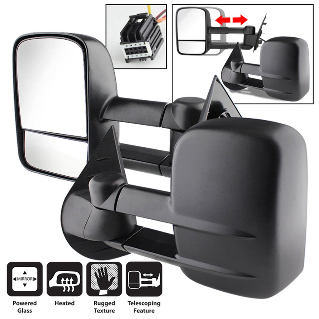 Spyder Auto 9935701 XTune Door Mirror Set