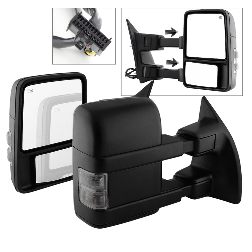 Spyder Auto 9935831 XTune Door Mirror Set