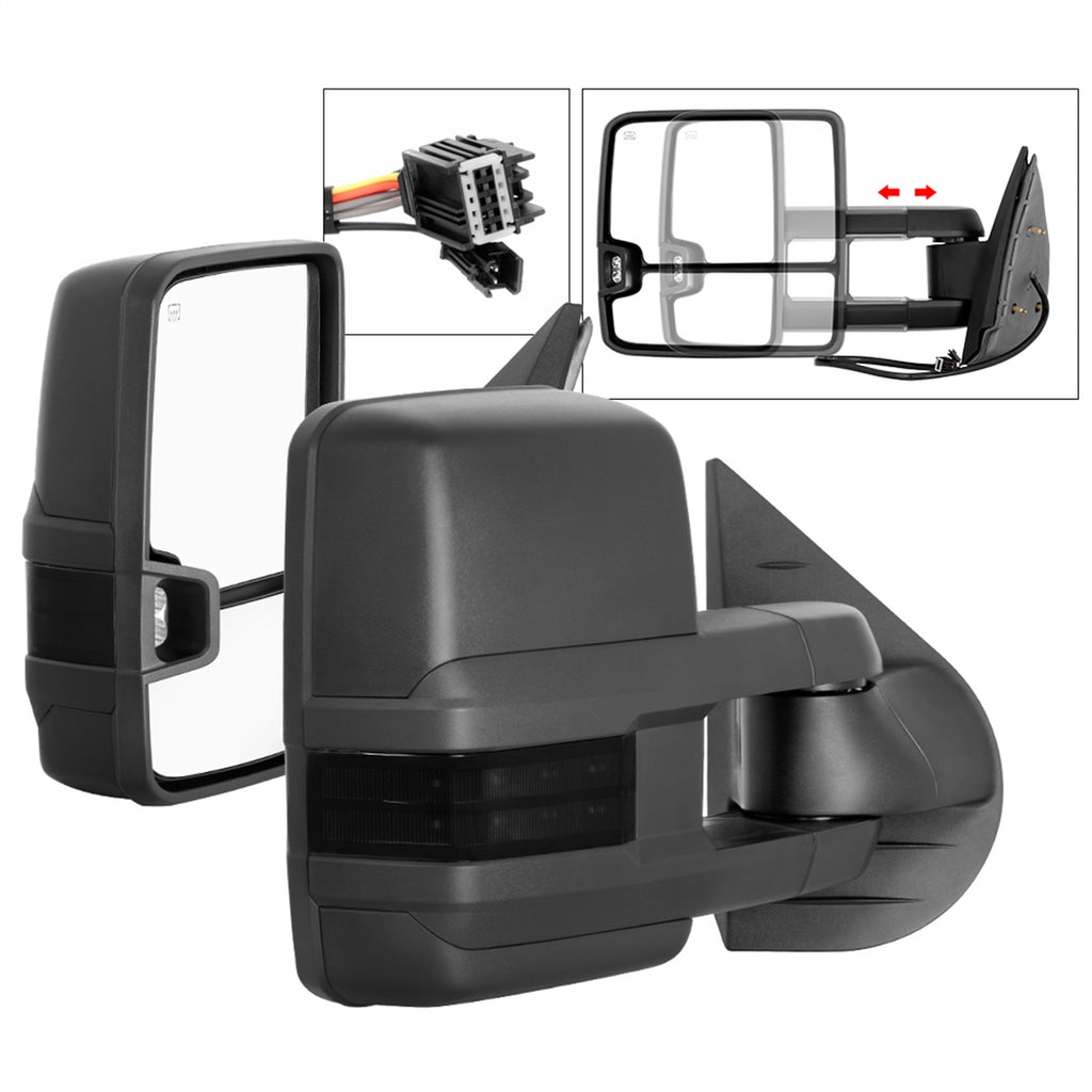 Spyder Auto 9936722 XTune Door Mirror Set