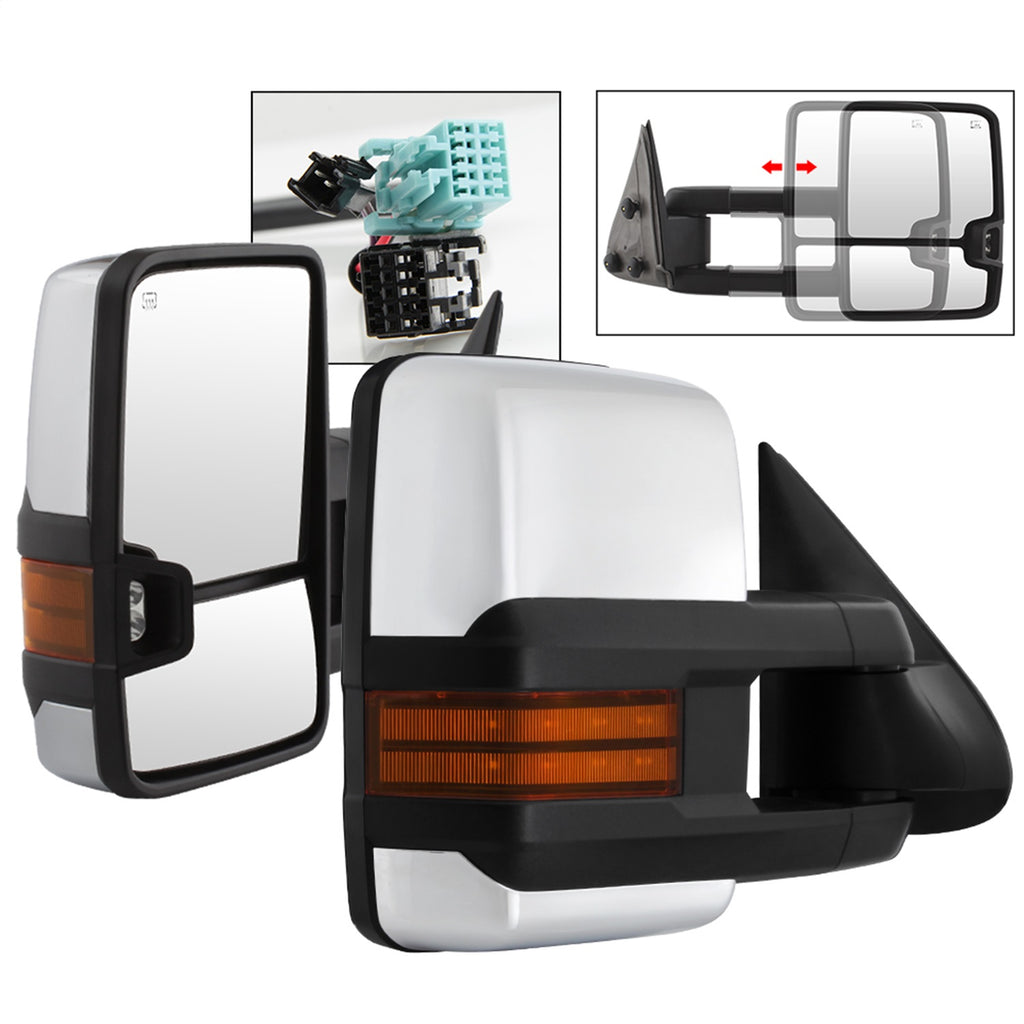 Spyder Auto 9936753 XTune Door Mirror Set