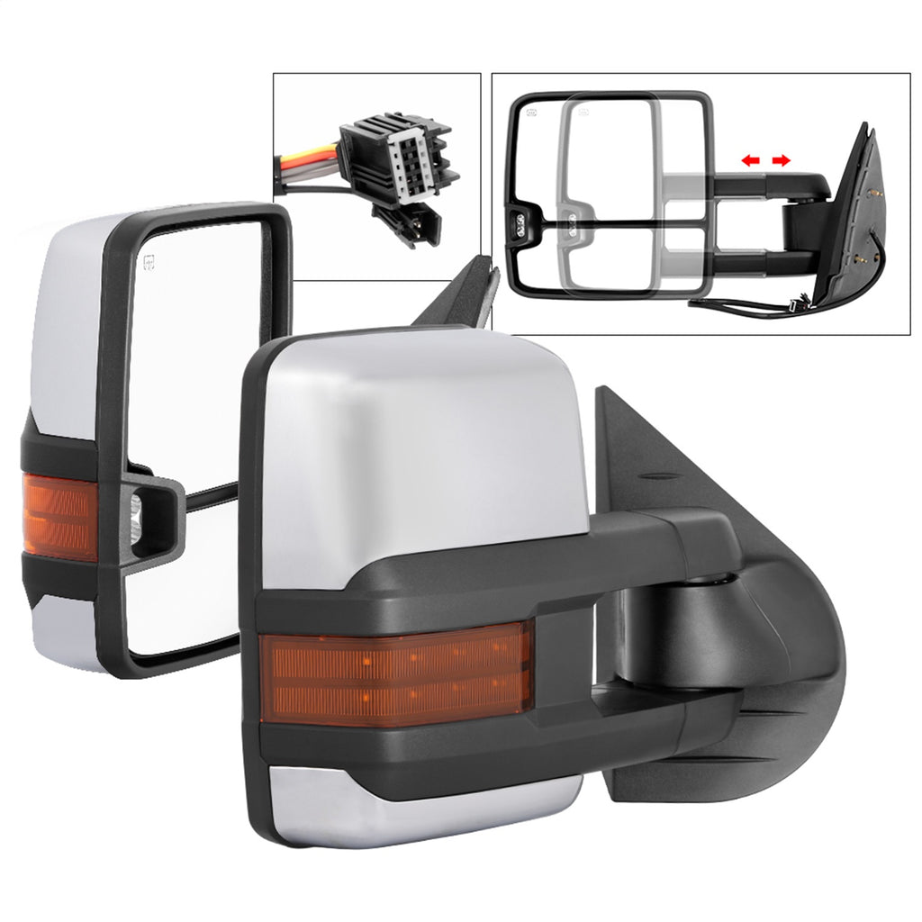 Spyder Auto 9936760 XTune Door Mirror Set