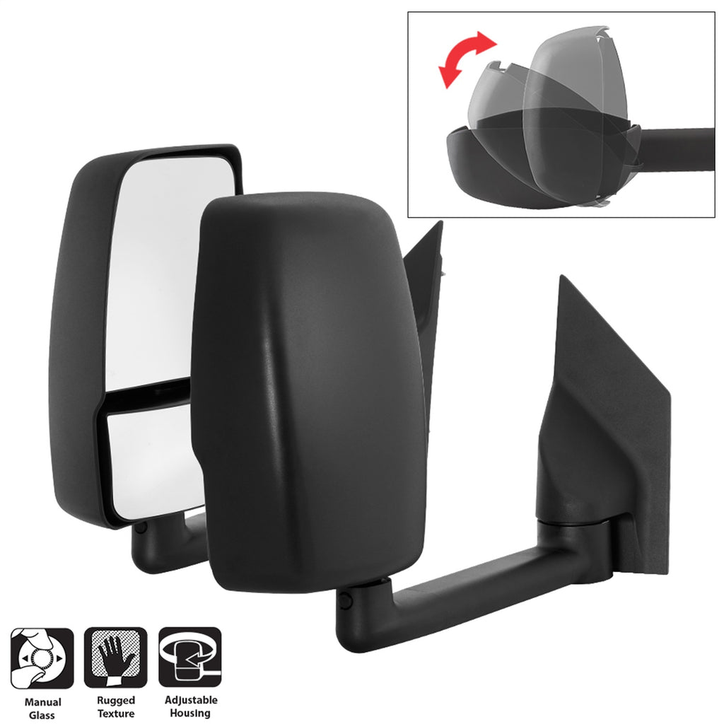 Spyder Auto 9942723 XTune Door Mirror Set
