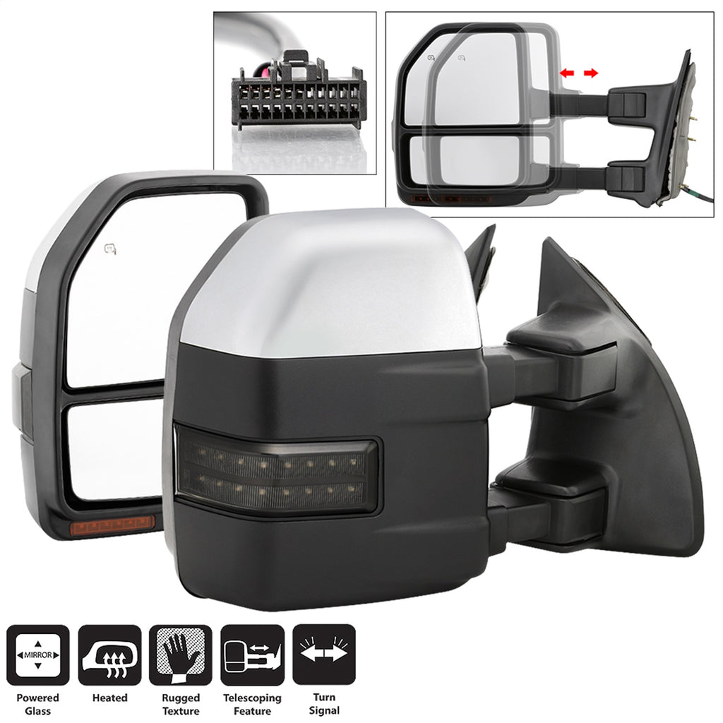 Spyder Auto 9943133 Power Heated Mirror Sequential LED Signal