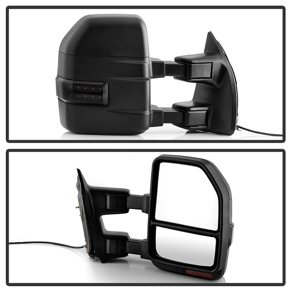 Spyder Auto 9943140 Manual Sequential LED Signal Telescoping Mirrors