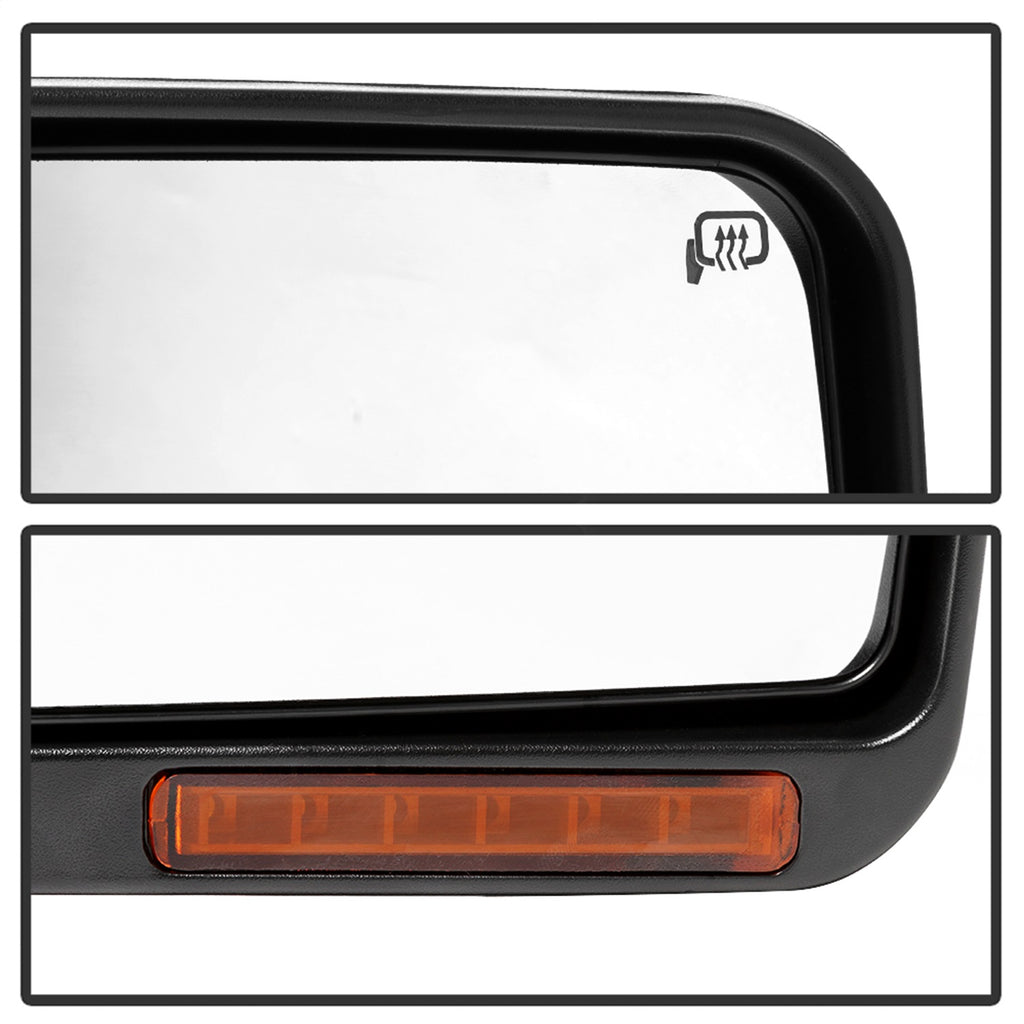 Spyder Auto 9943171 Power Heated Sequential LED Signal Mirror Fits 07-14 F-150