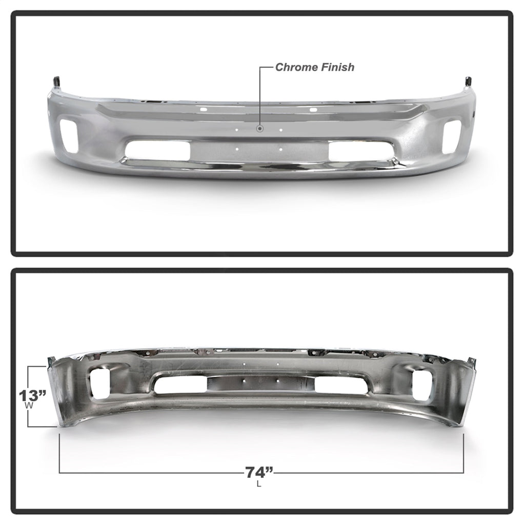 Spyder Auto 9948503 Front Bumper Fits 13-18 1500