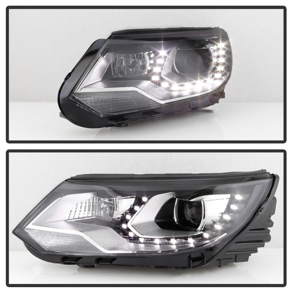Spyder Auto 9948527 DRL LED Projector Headlights Fits 12-17 Tiguan