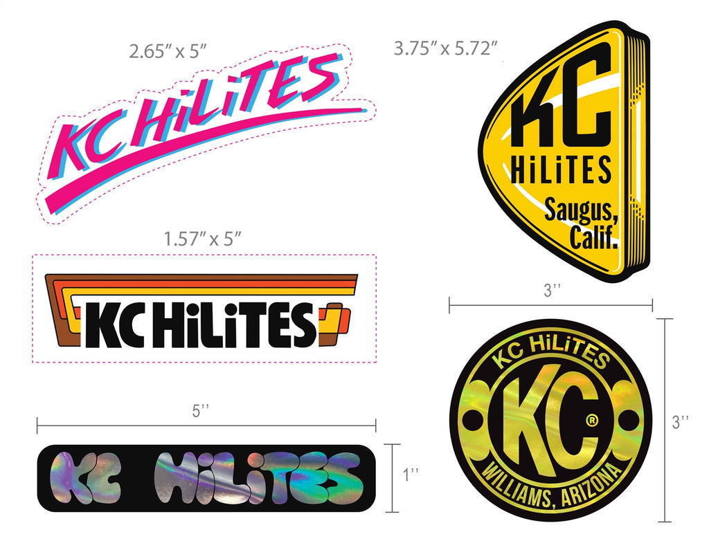 KC HiLites 9948 Sticker Pack