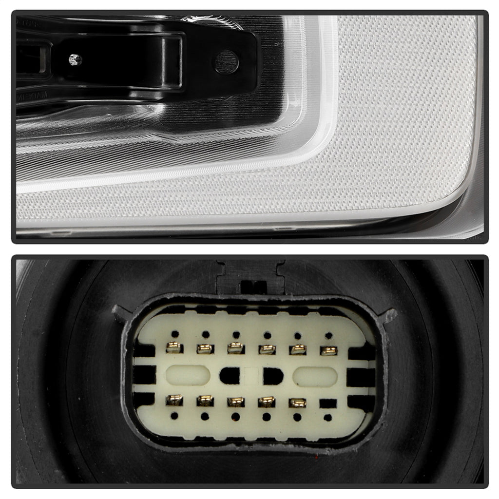 Spyder Auto 9956256 DRL LED Projector Headlights Fits 22-24 Silverado 1500