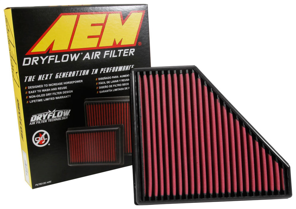 AEM Induction 28-20496 Dryflow Air Filter Fits 13-24 ATS Camaro CTS