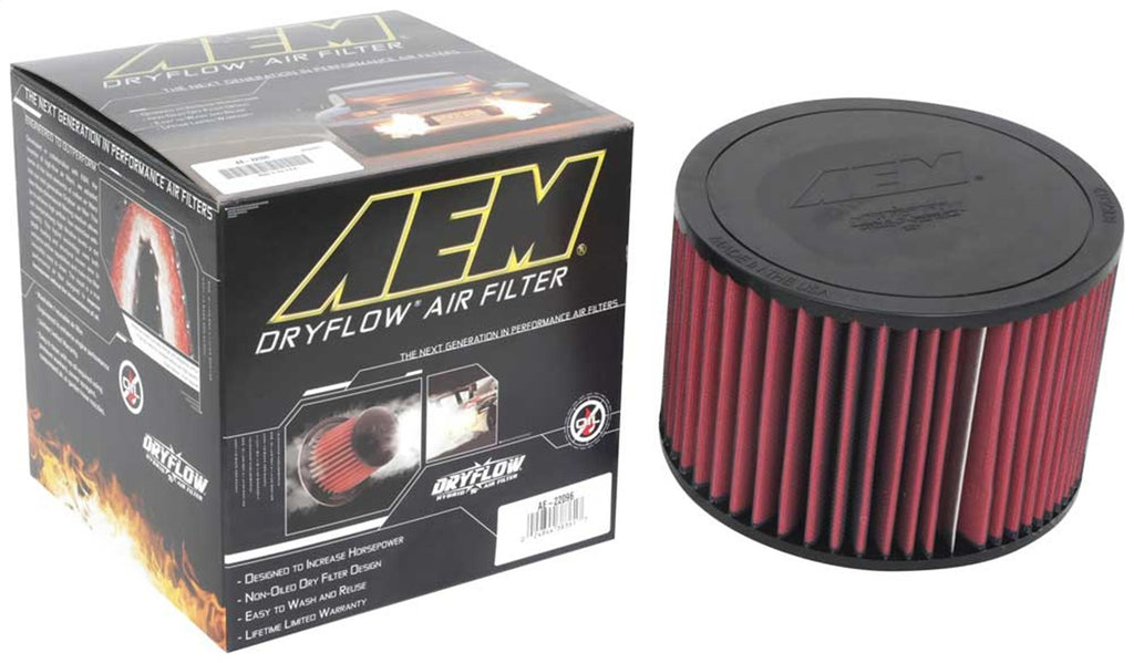 AEM Induction AE-22096 Dryflow Air Filter Fits 05-17 Hilux