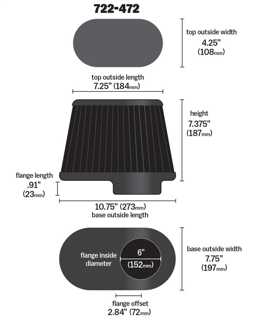 Airaid 722-472 Air Filter