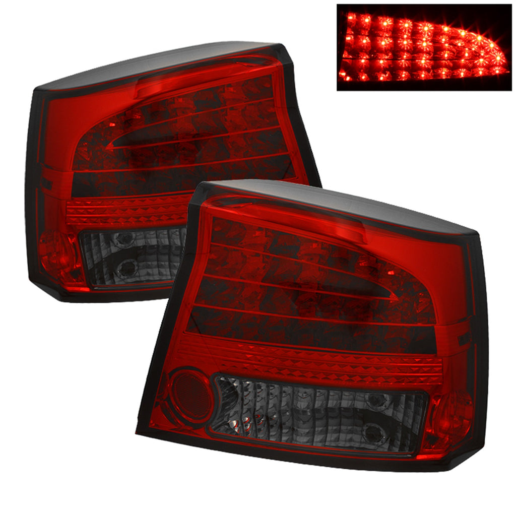 Spyder Auto 5002303 LED Tail Lights Fits 06-08 Charger