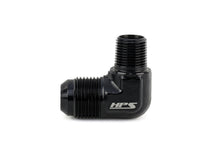 Load image into Gallery viewer, HPS AN822-7 AN to NPT Adapter Aluminum 90 deg