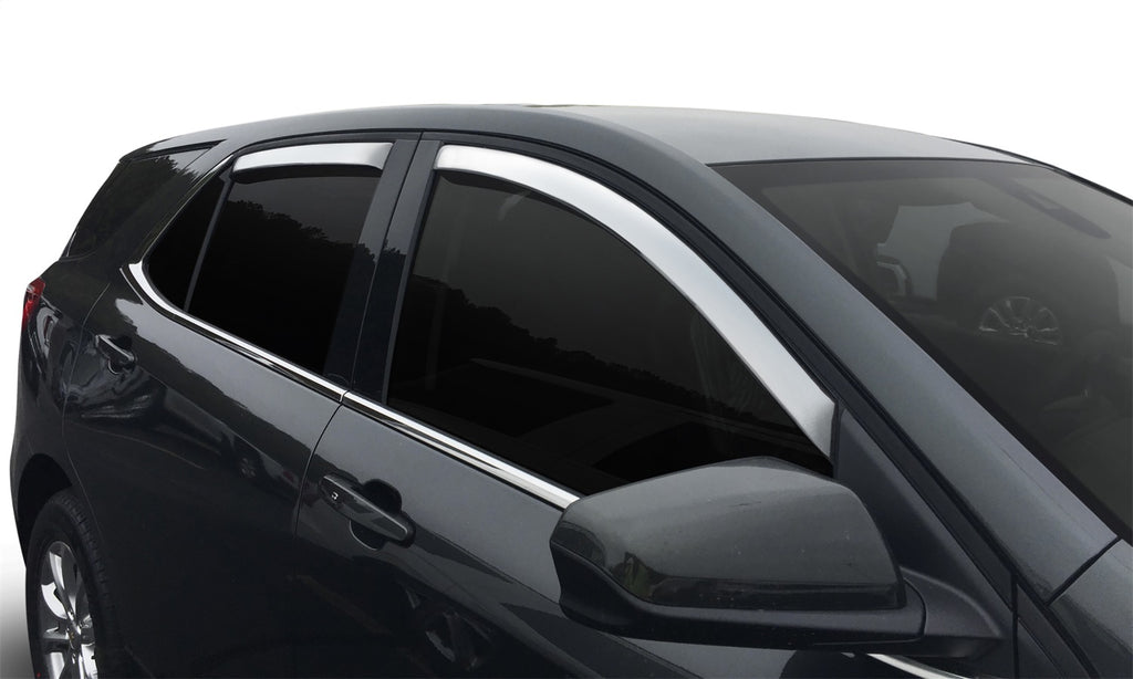Auto Ventshade 684263 Chrome Ventvisor Deflector 4 pc. Fits 17-23 Acadia