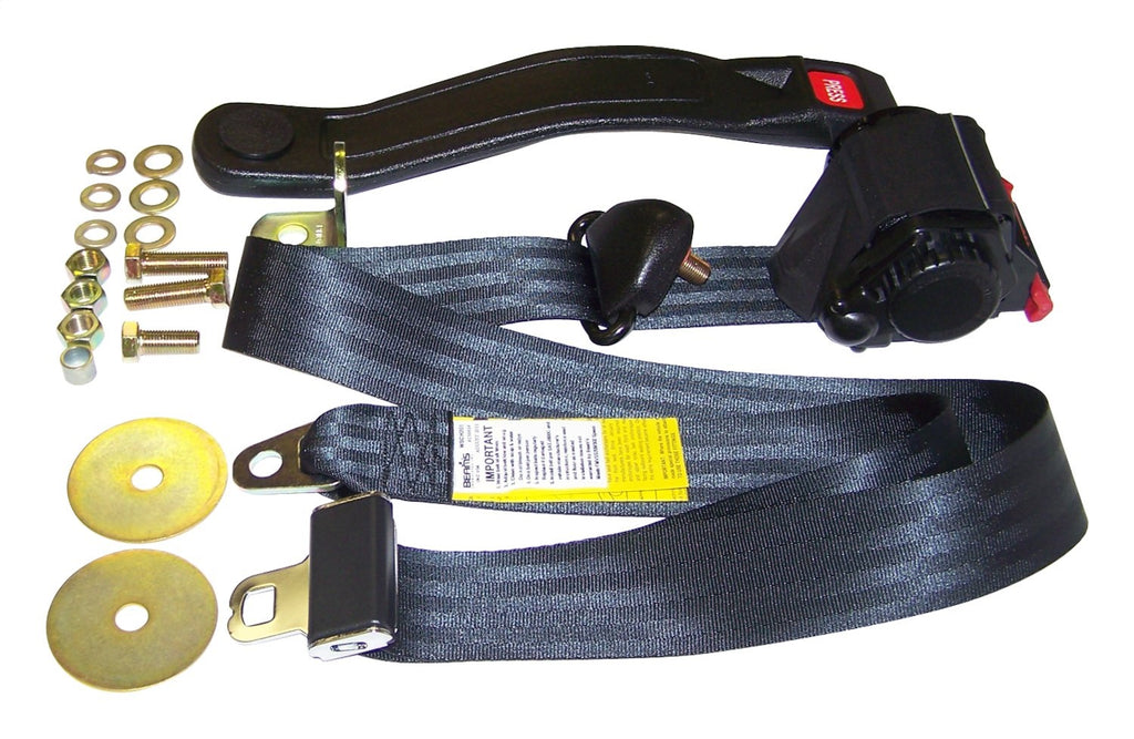 Crown Automotive BELT3B Seat Belt Set Fits 82-95 CJ5 CJ7 Scrambler Wrangler (YJ)