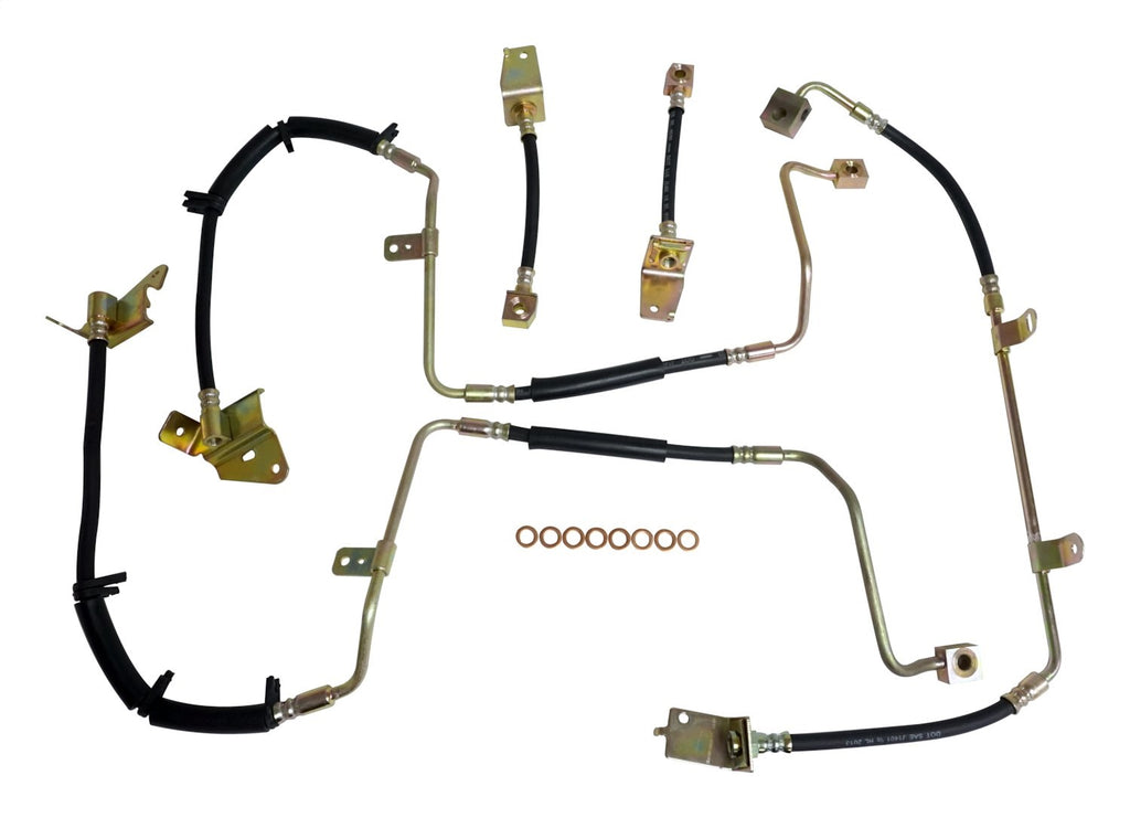 Crown Automotive BHK8 Brake Hose Kit Fits 99-03 Grand Cherokee (WJ)