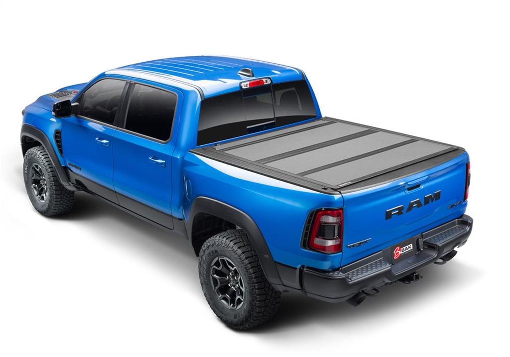 BAK Industries 448227RB BAKFlip MX4 Hard Folding Truck Bed Cover Fits 19-25 1500