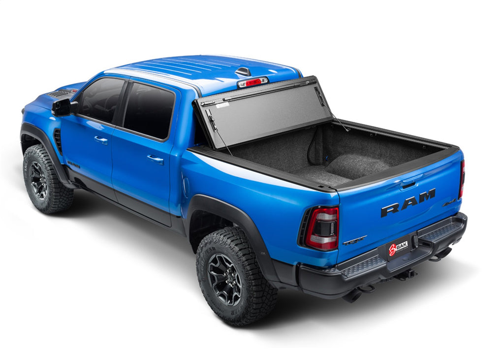 BAK Industries 448227RB BAKFlip MX4 Hard Folding Truck Bed Cover Fits 19-25 1500